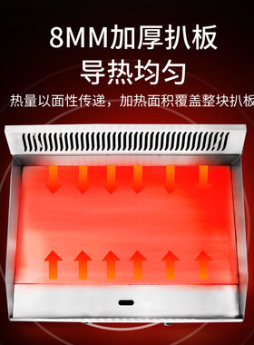 手抓饼商用燃气扒炉烤冷面扒炉