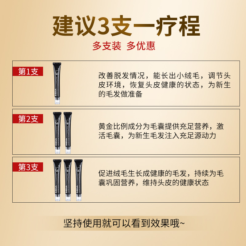 韩国mba生发液滚珠生发增发密发神器发际线头发生长育发液护理-图2