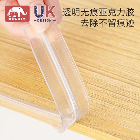 Tiras anticolisión transparentes, envoltura de esquinas, tiras protectoras de bordes y esquinas de mesa para niños, respetuosas con el medio ambiente, no tóxicas y aptas para bebés