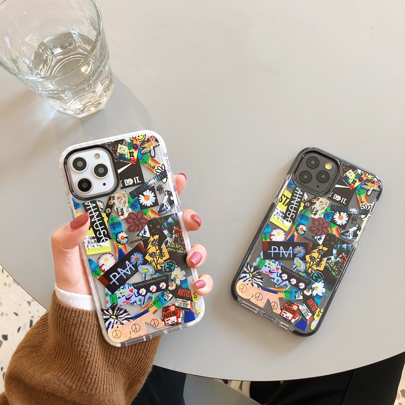 iphone11pro max适用苹果x手机壳8plus个性潮牌xs/xr情侣7p女硅胶 - 图0