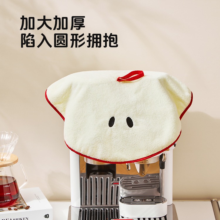 创意厨房擦手布吸水不掉毛卫生间可爱水果儿童手帕可挂式毛巾抹布 - 图1
