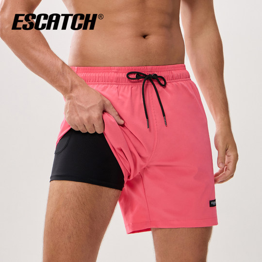 ESCATCH men's swimming trunks quick-drying to prevent embarrassment