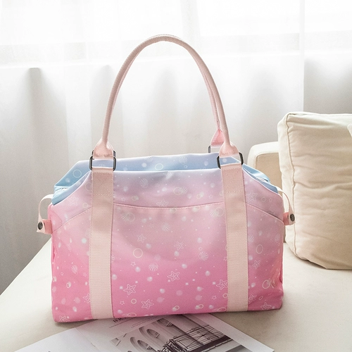 Вместительная и большая сумка для путешествий, багажная сумка через плечо, сумка для хранения с разделителями, 2022