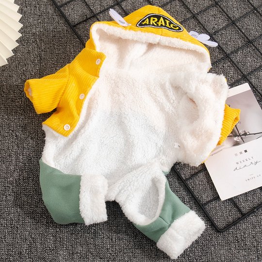 Four-legged dog clothes 2022 new style pets keep warm in winter