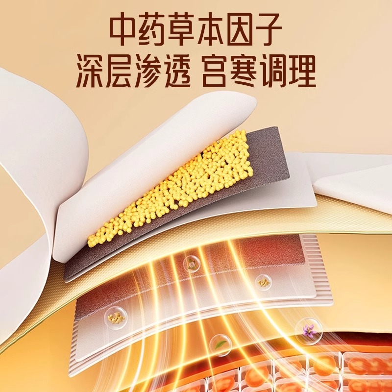 暖宝宝贴痛经女生用12小时自发热暧身宫寒益母草热敷宫暖艾草暖贴