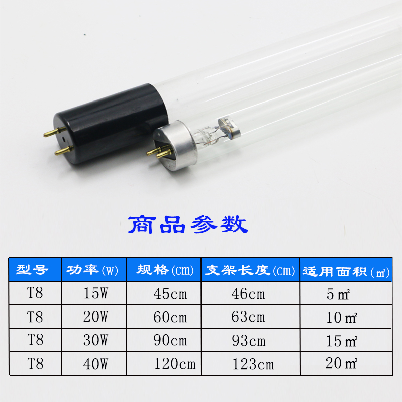 紫外线石英臭氧杀毒灭菌36w30w18w医疗学校养殖高硼uv紫外线消毒 - 图1