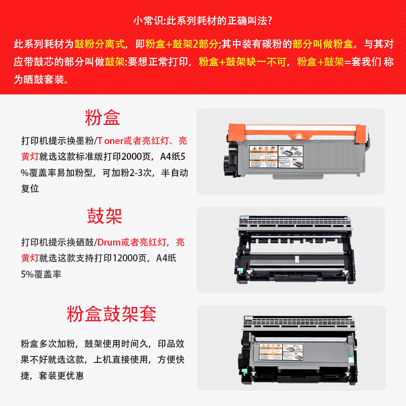 普景联想lt2441墨粉盒激光硒鼓 普景硒鼓/粉盒