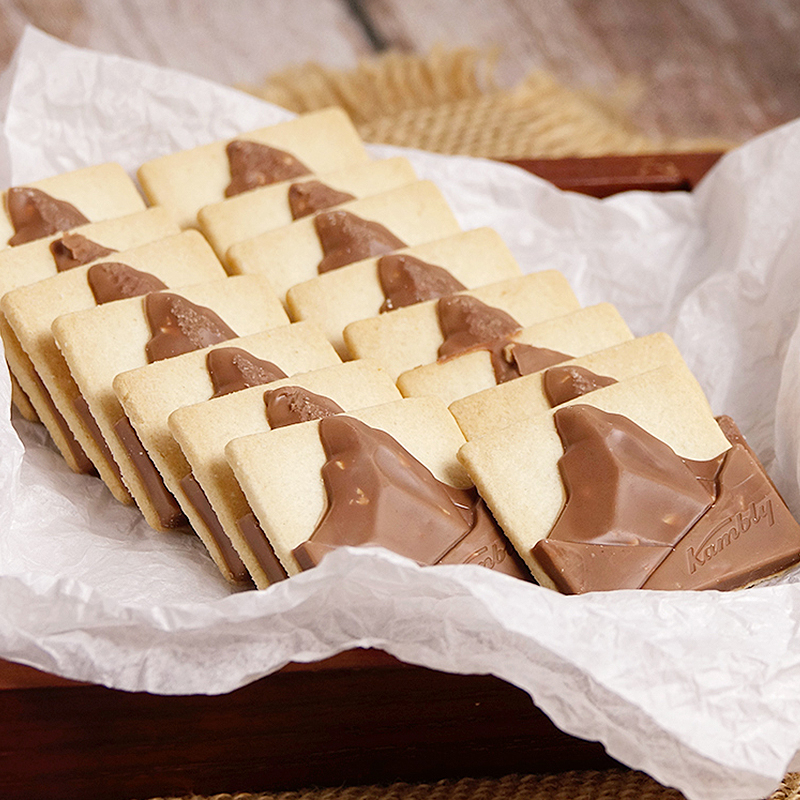 Kambly金宝丽饼干瑞士原装进口巧克力饼干薄片零食 - 图2