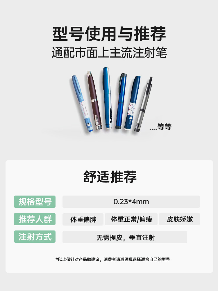 BD优泽胰岛素针头 4mm一次性无菌低痛胰岛素注射笔针头非新优锐 - 图0