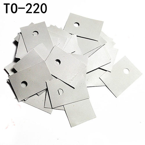 TO-220 TO-3P绝缘片 三极管散热软矽胶片 导热垫固态硅胶绝缘垫片 - 图2