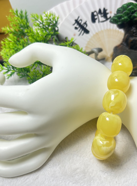 天然原矿新蜜老型珠手串卡17mm时尚百搭款