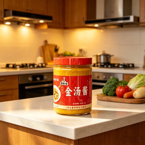 金汤酱料750g瓶装家用汤粉米线底料包酸汤肥牛水煮鱼调料餐厅调料 - 图1