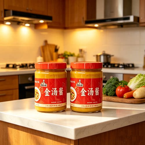 金汤酱料750g瓶装家用汤粉米线底料包酸汤肥牛水煮鱼调料餐厅调料 - 图0