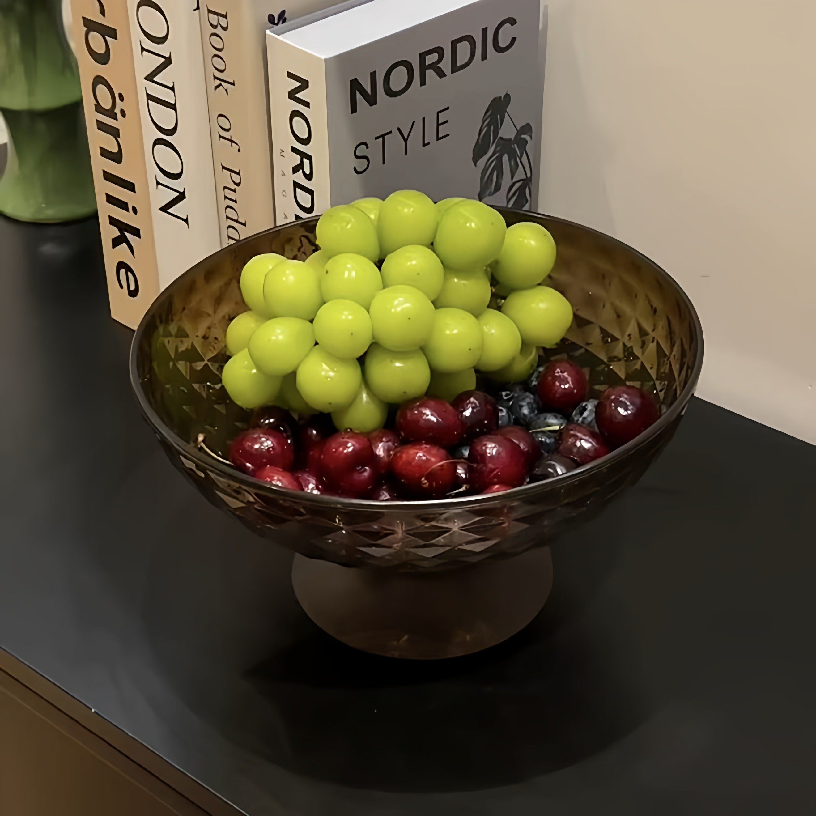 家用水果盘高级感果盘食品级可沥水高脚客厅茶几大容量零食乾果盘,淘宝优惠券,粉丝福利购,淘宝优惠卷