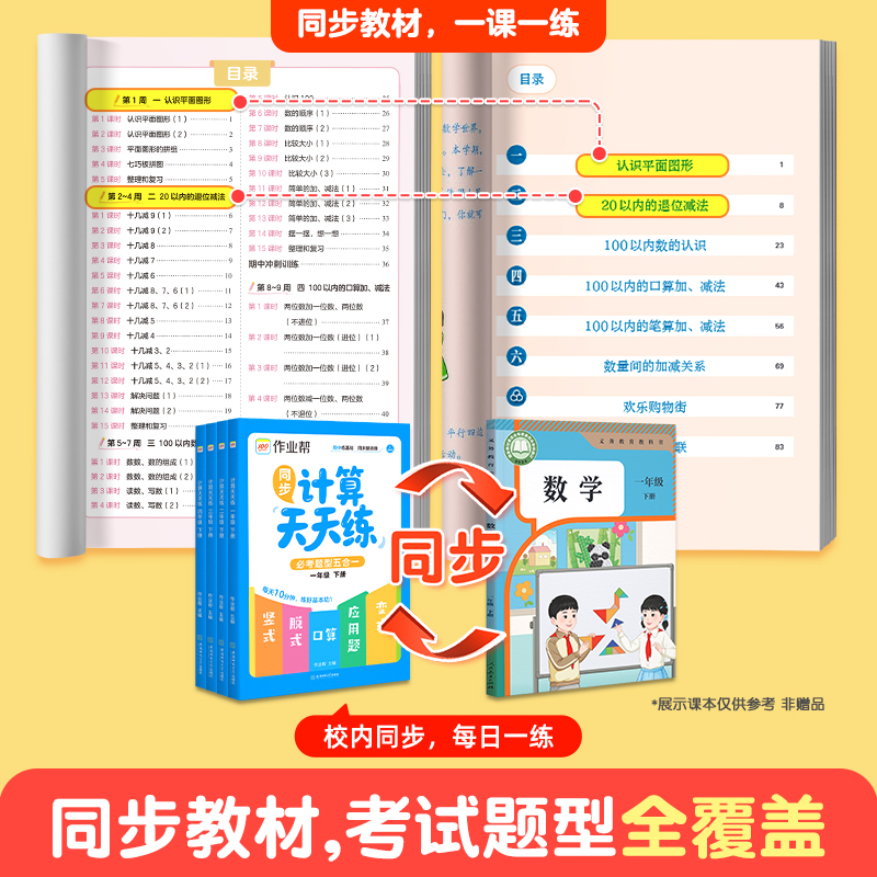 【官方直营店】2024新版小学数学计算技法大通关初级高级版1-6年级全国通用举一反三一二三四五六年级解题思路题型规律含配套视频