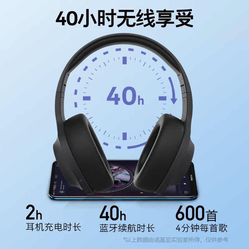 nokia /诺基亚头戴式双耳真耳麦 雨琴数码蓝牙耳机