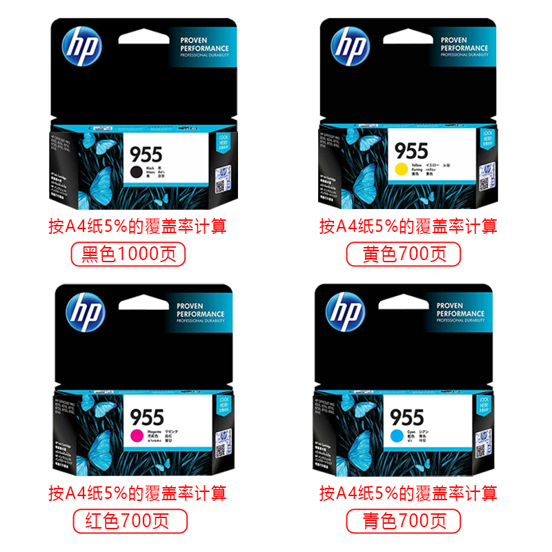 惠普原装955墨盒HP955XL Officejet Pro 7740 7730 7720 8210 82-图1