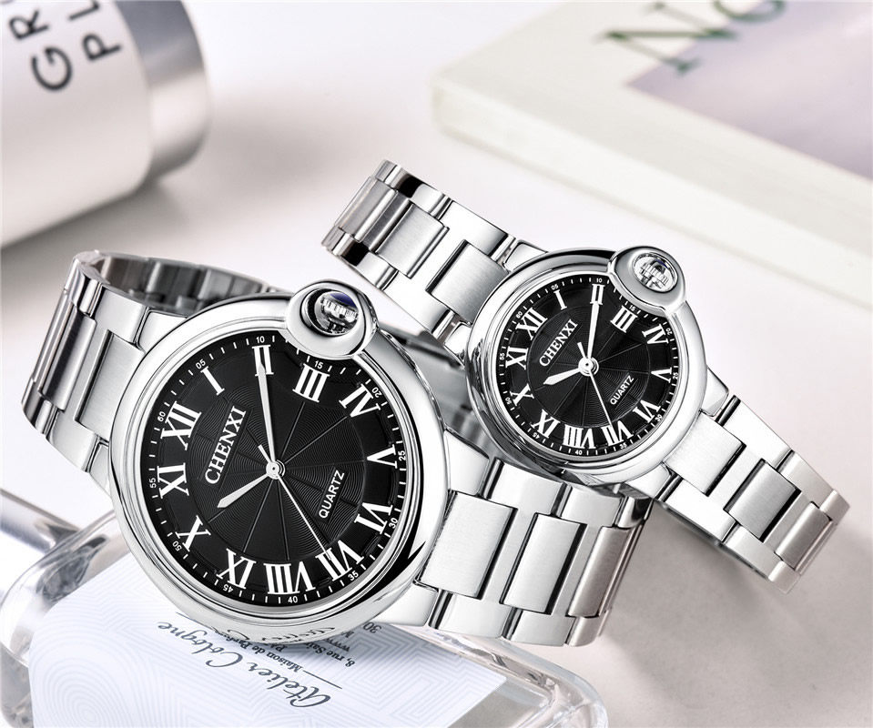 欧美风情侣个性创意时尚钢带石英表 尊尼迪赛国产腕表