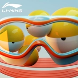 Li Ning, детские водонепроницаемые профессиональные очки без запотевания стекол для плавания для мальчиков, дайвинг