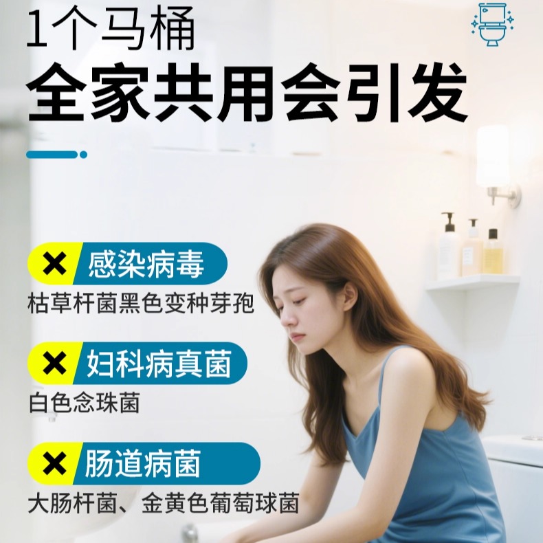 马桶消毒杀菌喷雾室内家用厕所卫生间坐便器专用次氯酸消毒液除菌 - 图3