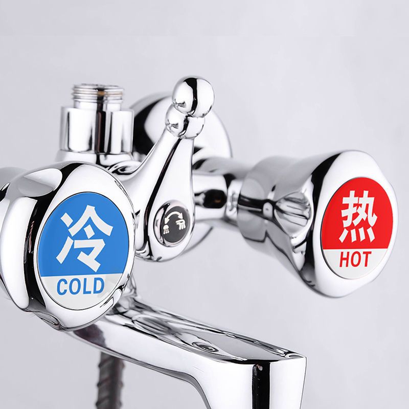 冷热水标识贴卫生间热水器水龙头宾馆酒店民宿高级提示贴标识牌 - 图1