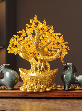 新中式唐马摆件乔迁开业礼物高档