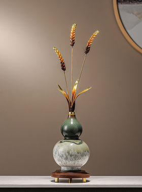 葫芦摆件玉兰花摆件乔迁新居礼品