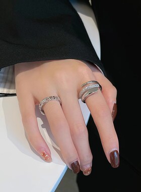 ins戒指女潮小众高级感轻奢排钻