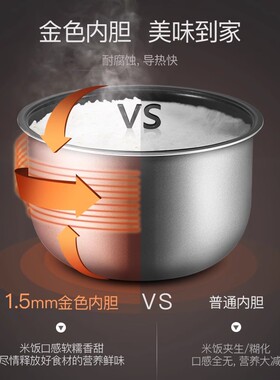 格力电饭煲2L定时预约1-2人迷你