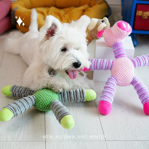 Собачья игрушка вокализированные зубы, Корчи Тедди, самостоятельный укус, маленькие большие дрессировки собак пирал Шиба Ину