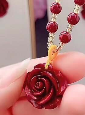 好福气平安女款转运吊坠代请朱砂