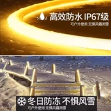 Светодиодная круглая световая лампа с 360 градусов неоново -силиконовой гибкой гибкой водонепроницаемой красочной рекламной вывески цветовые полоски