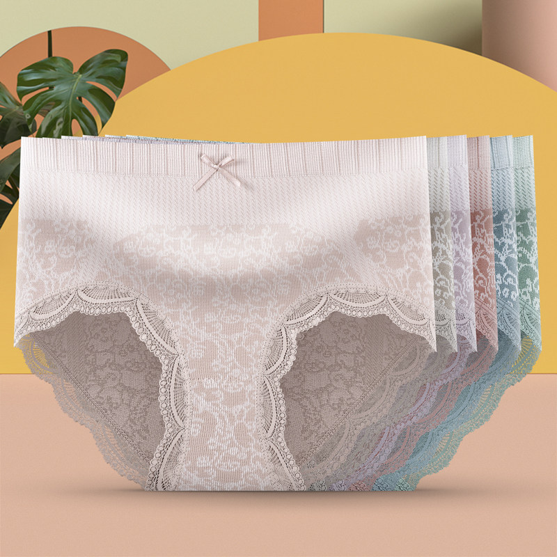 【卖完回家过年】3条装高腰女三角裤 诗蕊馨内裤