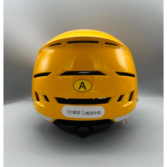 美团冬盔外卖正品25头盔骑手认证装备夏季舒适透气微笑行动过头盔