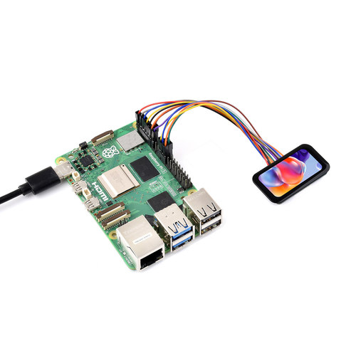 微雪 树莓派/esp32开发板 1.47寸LCD扩展模块 SPI/I2C彩色液晶屏 - 图2