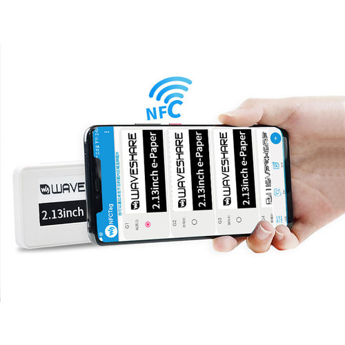 2.13寸 无源NFC e-Paper 墨水屏 ESL 电子货架标签 无线刷新 供电 - 图3