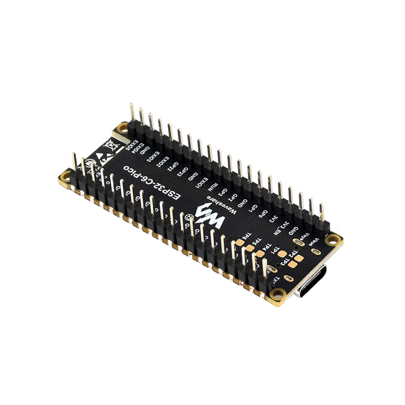 微雪 ESP32-C6-WIFI6开发板160MHz ESP-IDF/Arduino RISC-V开发 - 图2