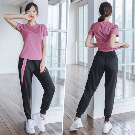 Women's quick-drying professional loose large size yoga clothing suit