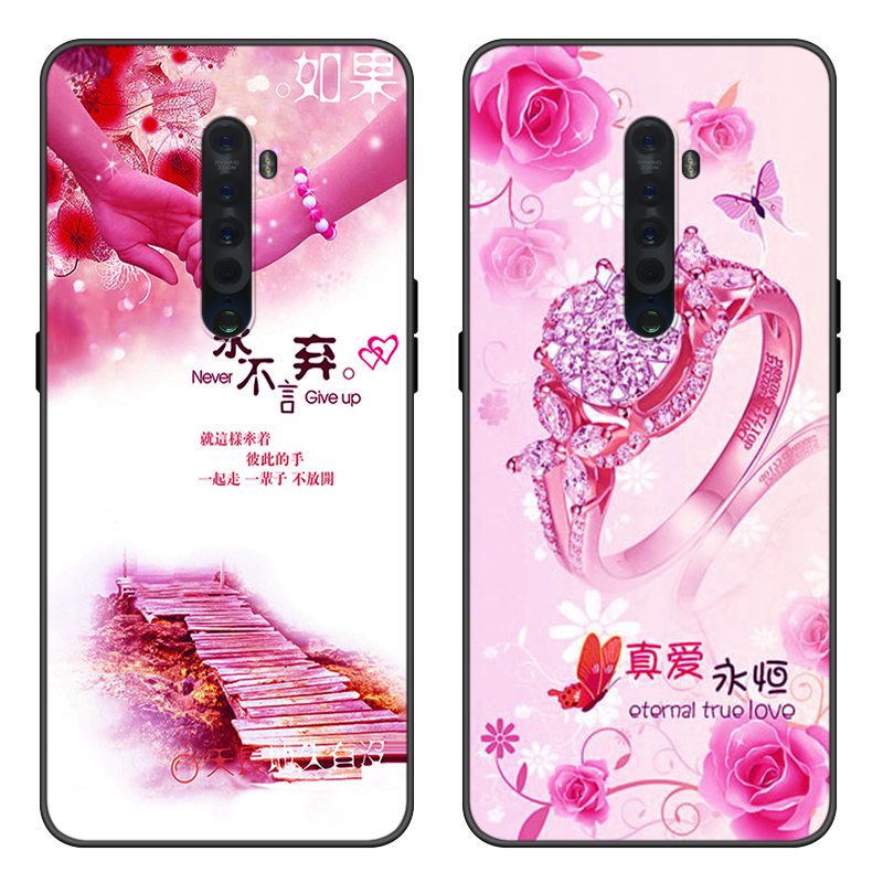 OPPO Reno 2手机壳全包边reno Z硅胶防摔PCDM10清新可爱保护套RenoZ软壳女款时尚潮定制外壳