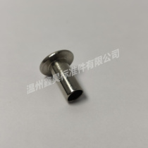 Hollow rivet hollow rivet hollow rivet hollow rivet round head flat head galvanized stainless steel nail manufacturer direct sales can be customized