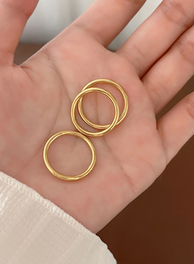 十里间沙金传承戒指指环