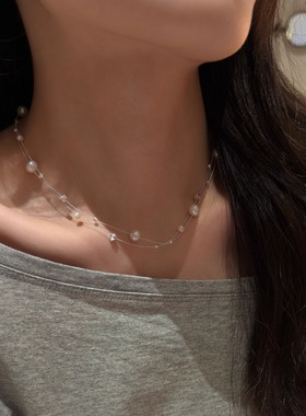 十里间s925银满天星项链