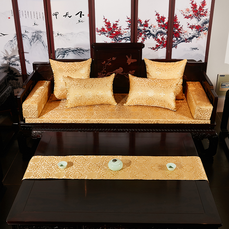 红木沙发坐垫海绵中式椅垫加厚餐椅太师椅罗汉床垫定做防滑可拆洗