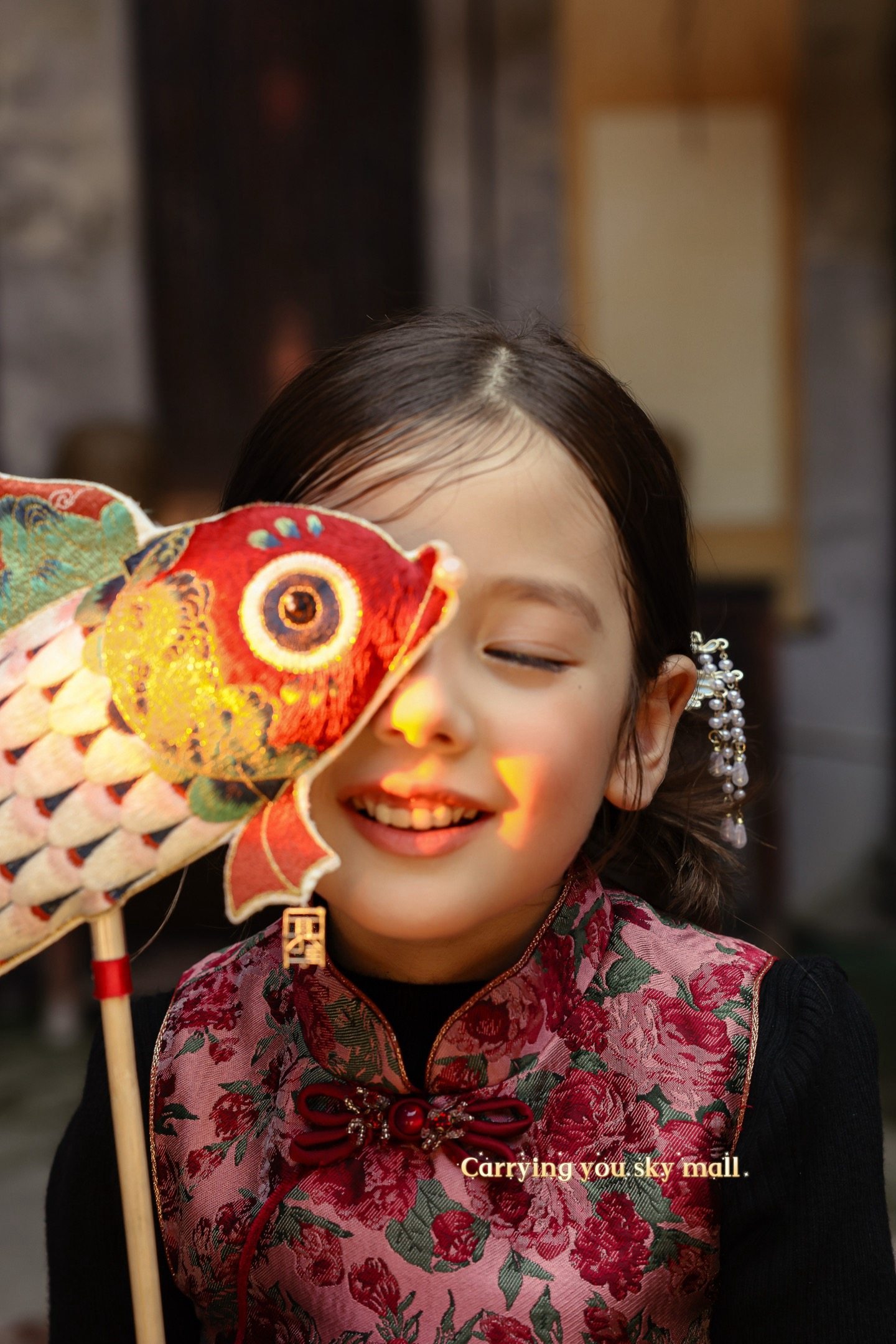 女童新中式国风连衣裙秋冬款儿童唐装旗袍裙宝宝周岁礼服公主裙子,淘宝优惠券,粉丝福利购,淘宝优惠卷