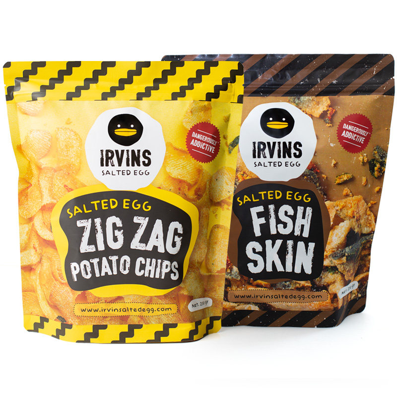 irvins新加坡进口咸蛋黄波浪*薯片 IRVINS海外膨化食品