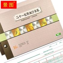 21 Hurdles Itemized Ledger Bookkeeping of Accounts Fiscal Private Multi-Bar-style loose-leaf ledger This office thickened