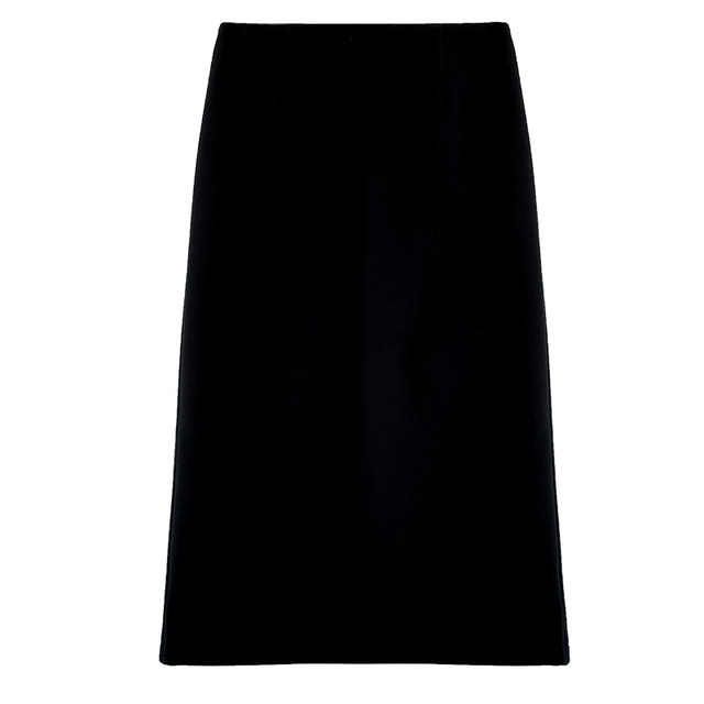 Woolen autumn and winter temperament H-shaped skirt with high-end feel