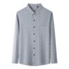 Men's classic car ice silk shirt long sleeve thin