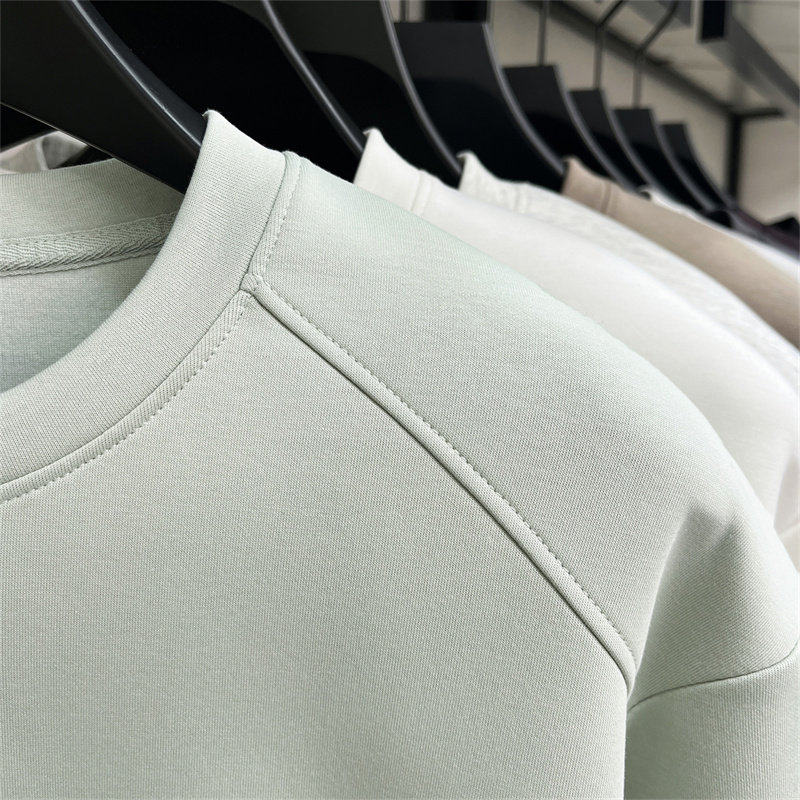 Classic Car Men's Cotton Long Sleeve T-Shirt Round Neck