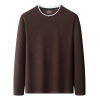 Classic car men's fake two piece long round neck